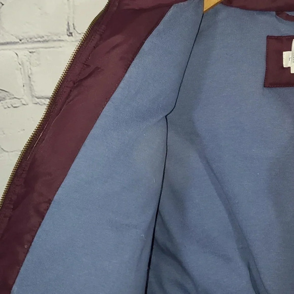 Maurice’s Women's Maroon Crop Vest with Stripes Size L - Picture 10 of 12